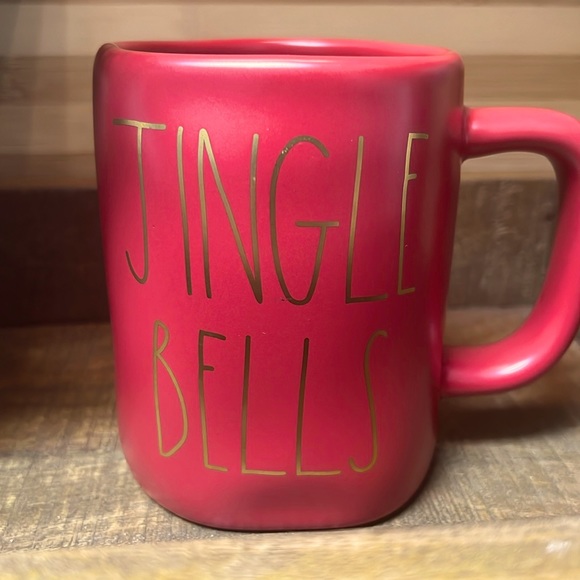 Rae Dunn Other - Rae Dunn Red “JINGLE BELLS” Mug